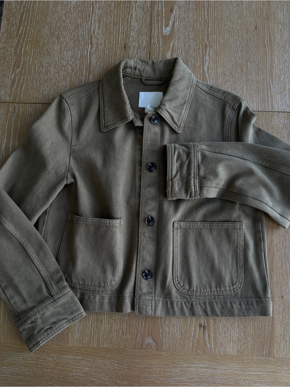 H&M Olive Green Jean Jacket